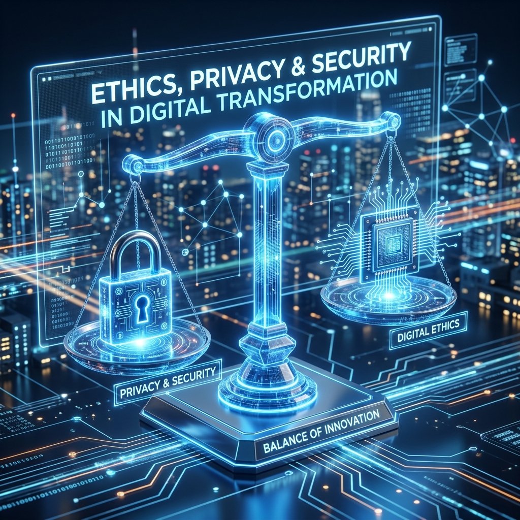 The Ethics of Digital Transformation: Ensuring Privacy and Security